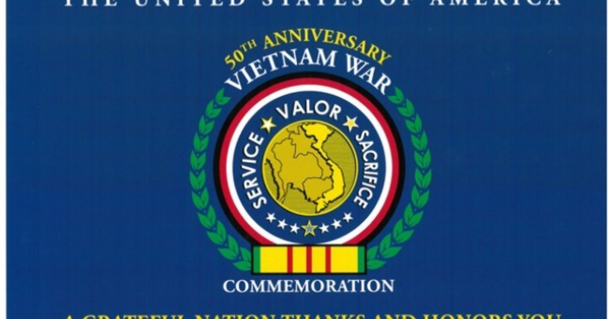 Vietnam War 50th Anniversary White Star Commemorative - vrogue.co